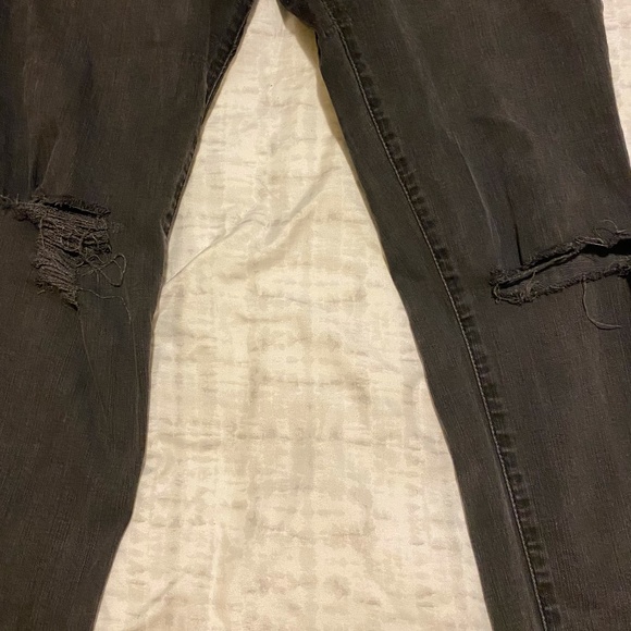 Black Ripped Jeans - Picture 3 of 5